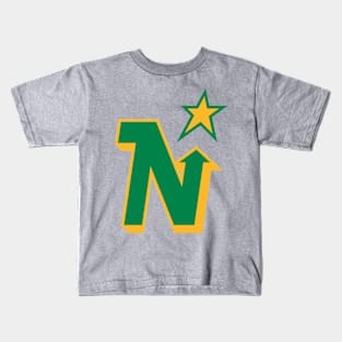 Defunct - Minnesota North Stars Hockey 1991 Kids T-Shirt